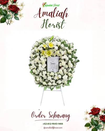 Krans Bunga Duka Cita di Manunggang Jae