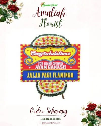 Bunga Papan Congratulation di Manunggang Jae